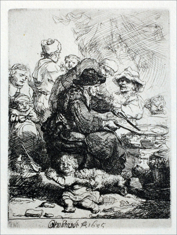  Rembrandt Van Rijn The Pancake Woman - Art Print