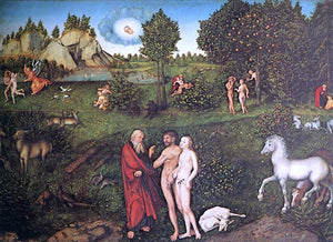  The Elder Lucas Cranach The Paradise - Art Print