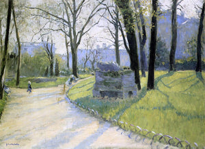  Gustave Caillebotte The Parc Monceau - Art Print