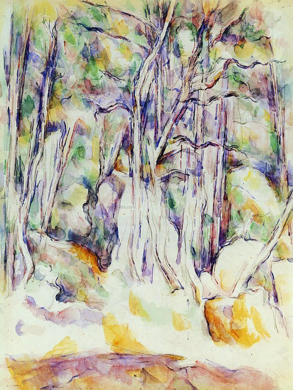  Paul Cezanne The Park of the Chateau Noir with Well - Art Print