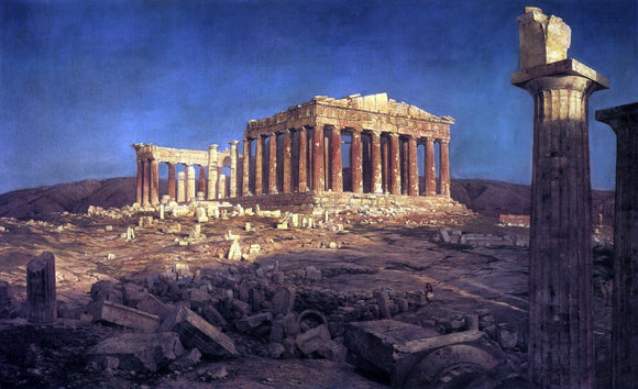  Frederic Edwin Church The Parthenon - Art Print