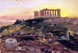  Frederic Edwin Church The Parthenon from the Southeast - Art Print