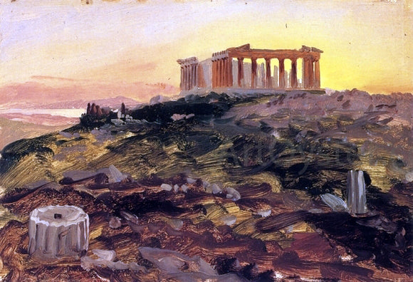  Frederic Edwin Church The Parthenon from the Southeast - Art Print