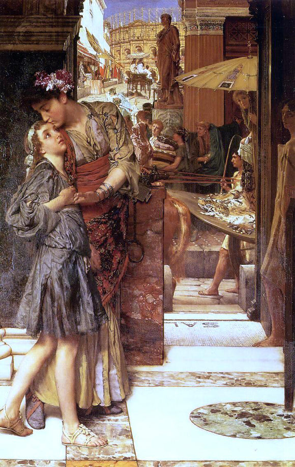  Sir Lawrence Alma-Tadema The Parting Kiss - Art Print