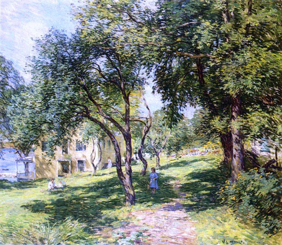  Willard Leroy Metcalf The Path - Art Print