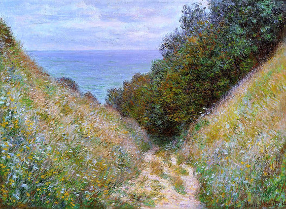  Claude Oscar Monet The Path at La Cavee, Pourville - Art Print