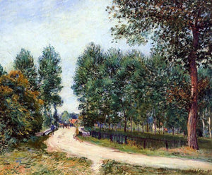  Alfred Sisley The Path from Saint-Mammes, Morning - Art Print