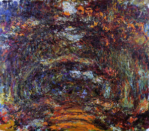  Claude Oscar Monet The Path under the Rose Arches, Giverny - Art Print