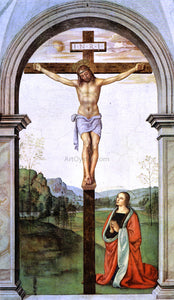  Pietro Perugino The Pazzi Crucifixion [detail of the Deposition] - Art Print