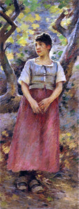  Theodore Robinson The Peasant Girl - Art Print