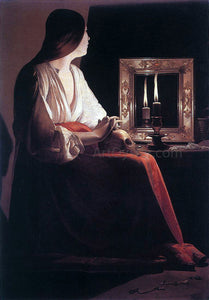  Georges De La Tour The Penitent Magdalen - Art Print