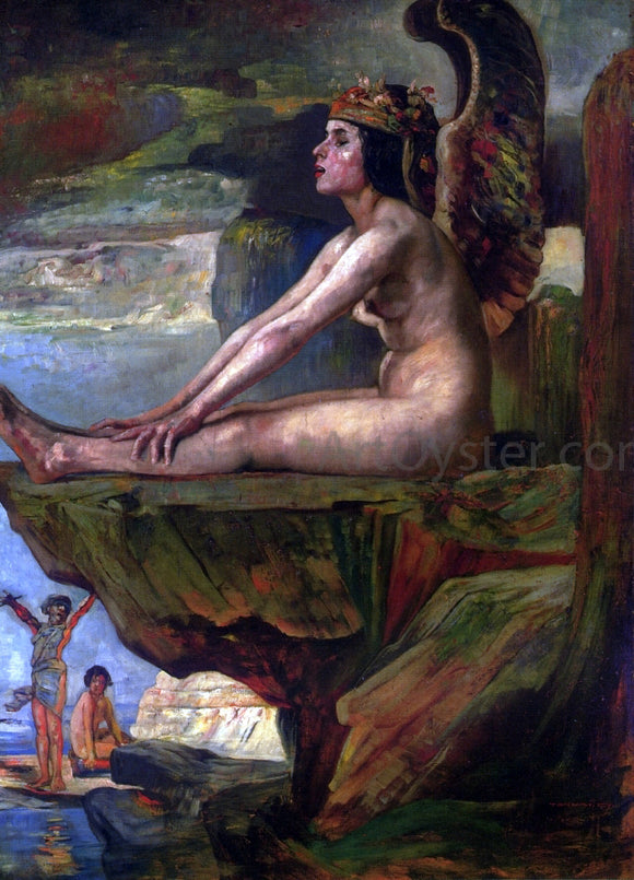  Gyula Tornai The Personification of Echo - Art Print