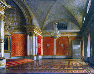  Sergey Konstantinovich Zaryanko The Peter's Room in the Winter Palace - Art Print