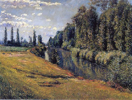  Gustave Caillebotte The Petit Bras of the Seine - Art Print