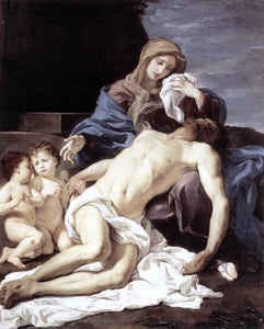  Baciccio The Pieta (Mary Lamenting the Dead Christ) - Art Print