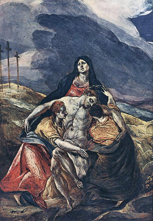  El Greco The Pieta (The Lamentation of Christ) - Art Print
