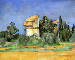  Paul Cezanne A Pigeon Tower at Bellevue - Art Print