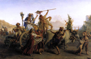  Louis-Leopold Robert The Pilgrimage to the Madonna of the Arch - Art Print