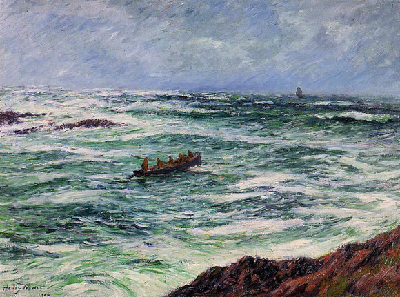  Henri Moret The Pilot, The Coast of Brittany - Art Print