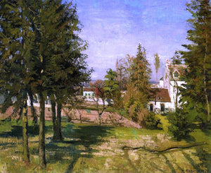  Camille Pissarro The Pine Trees of Louveciennes (also known as The Fir Trees of Louveciennes) - Art Print