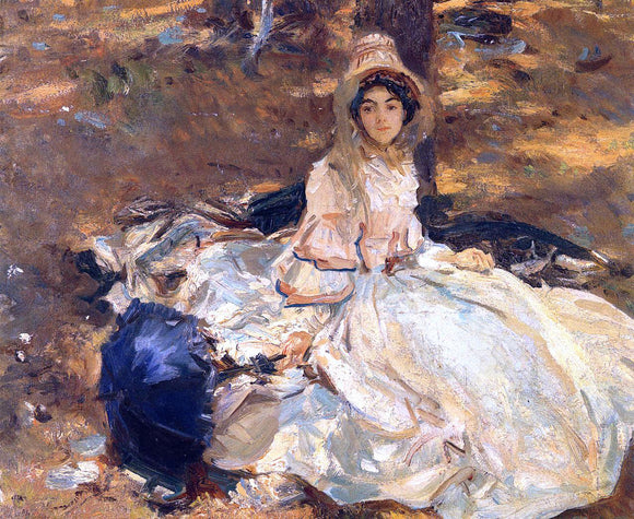  John Singer Sargent The Pink Dress - Art Print