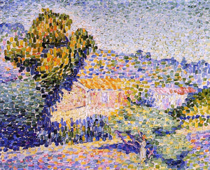  Henri Edmond Cross The Pink House - Art Print