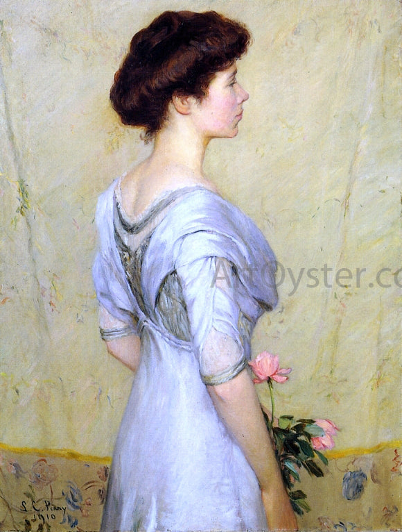  Lilla Cabot Perry The Pink Rose - Art Print