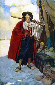  Howard Pyle The Pirate was a Picturesque Fellow - Art Print