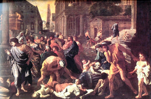  Nicolas Poussin The Plague of Ashdod - detail - Art Print