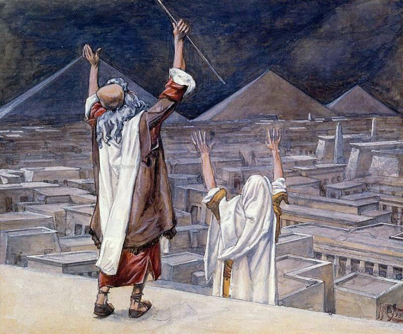  James Tissot The Plague of Locusts - Art Print