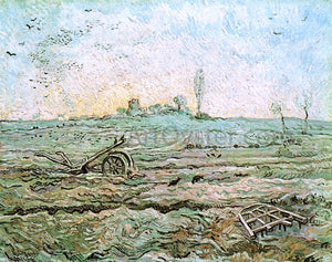  Vincent Van Gogh The Plough and the Harrow (after Millet) - Art Print