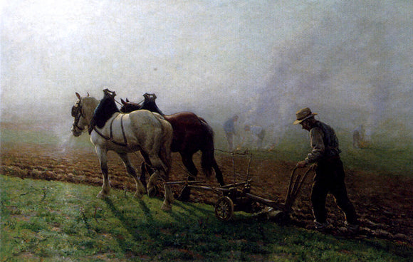  Georges-Philibert-Charles Maroniez The Ploughman - Art Print