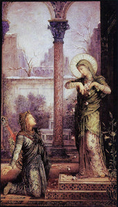  Gustave Moreau The Poet and the Saint - Art Print