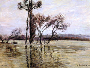  Gustave Loiseau The Pointe de L'Ile Under Water - Art Print