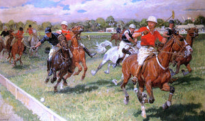  Ludwig Koch The Polo Game - Art Print