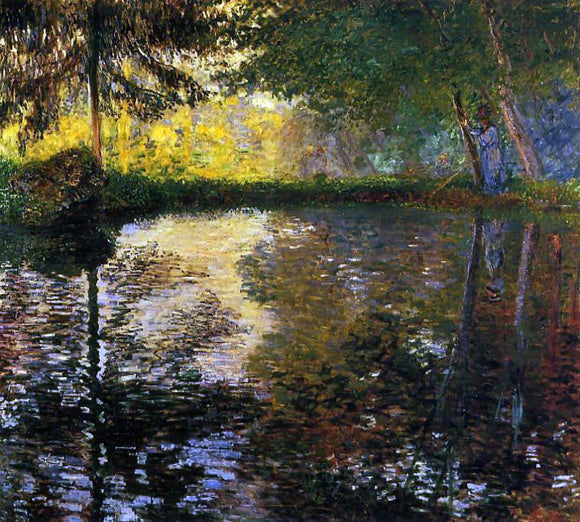  Claude Oscar Monet The Pond at Montgeron - Art Print