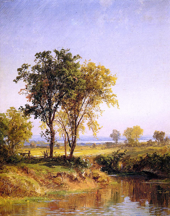  Jasper Francis Cropsey The Pond in Springtime - Art Print