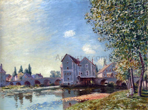  Alfred Sisley The Pont at Moret - Afternoon effect - Art Print