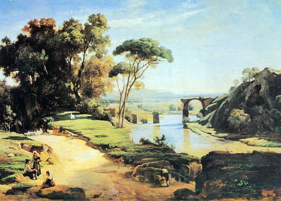  Jean-Baptiste-Camille Corot The Pont de Narni - Art Print