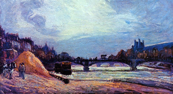  Armand Guillaumin The Pont des Arts - Art Print