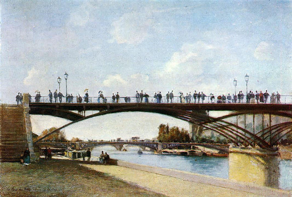  Stanislas Lepine The Pont des Arts, Paris - Art Print