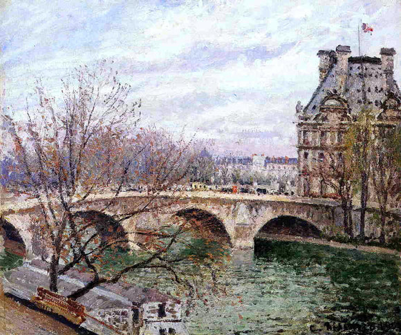  Camille Pissarro The Pont Royal and the Pavillon de Flore - Art Print
