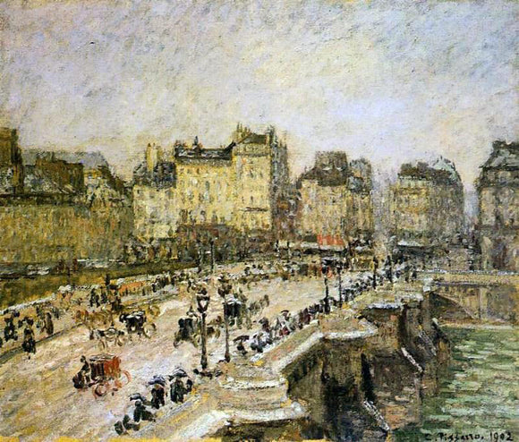  Camille Pissarro The Pont-Neuf: Snow - Art Print