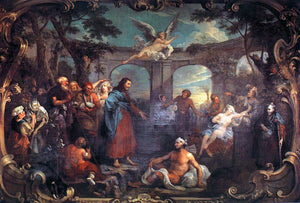  William Hogarth The Pool of Bethesda - Art Print