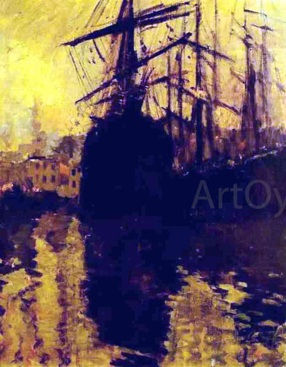  Constantin Alexeevich Korovin The Port in Marseilles - Art Print