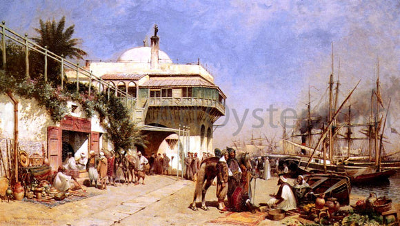  Alfred Wordsworth Thompson The Port of Algiers - Art Print