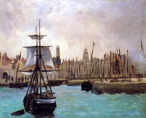 Edouard Manet The Port of Calais - Art Print
