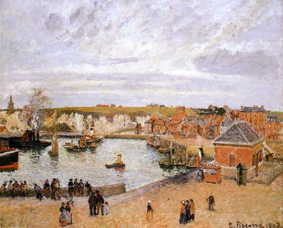  Camille Pissarro The Port of Dieppe - Art Print