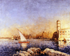  Frank Myers Boggs The Port of Marseille - Art Print