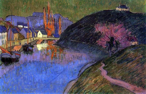  Emile Jourdan The Port of Pont-Aven - Art Print